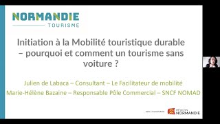 [ Retour sur Webinaire ] Initiation à la mobilité touristique durable