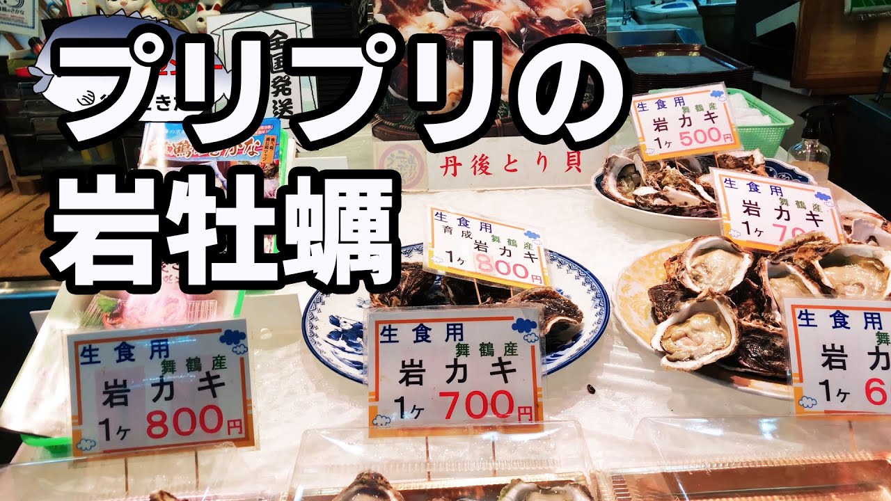 プリプリの岩牡蠣を食べてきた【舞鶴とれとれセンター（道の駅）】