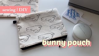 재봉틀 | 파우치 만들기, 지퍼 끝 처리 방법, how to make a pouch