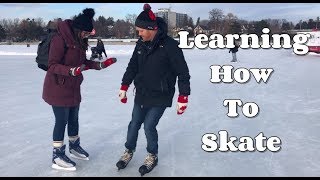 LEARNING HOW TO SKATE | Rideau Canal