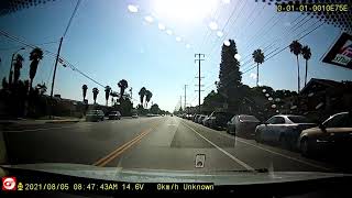real dash camㅣfullerton dmv real test route#2 NSㅣbehind​ wheel drive testㅣby fullerton sam