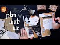 PLAN WITH ME | april reading journal set up (dark academia theme)