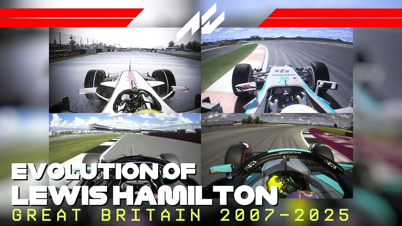 19 Years Evolution of Lewis Hamilton and Silverstone (2007-2025) | 