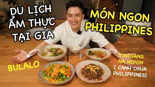 Nấu 4 món Philippines ôn lại kỷ niệm   El Nido - Du lịch ẩm thực tại gia siêu dễ 🥰 // Dinology