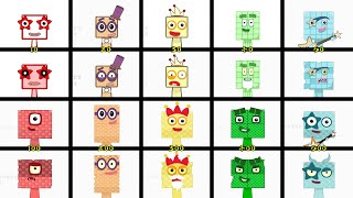 My Sprunki Oc Five Hundred From Numberblocks 10, 20, 30, 40, 50, 100, 200, 300, 400, 500