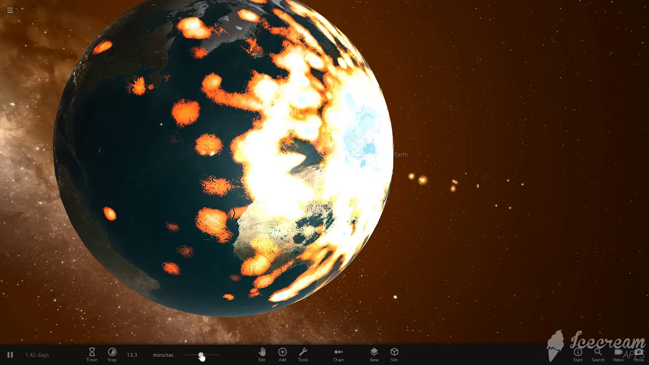 IF THE MOON HIT EARTH (universe sandbox 2) - YouTube