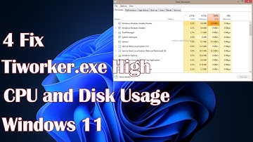 Tiworker exe High CPU and Disk Usage in Windows 11 - 4 Fix