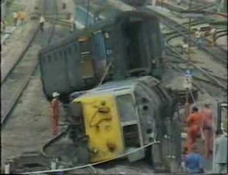 More footage of 50025 of the road at West Ealing in August 1989. Cecil Parkinson the then Minister for Transport gives his thoughts.