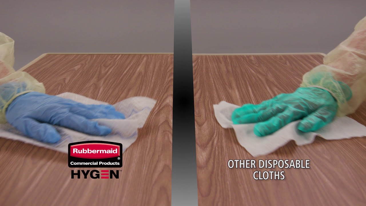 HYGEN Disposable Microfiber Cloth System 60 seconds YouTube