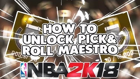 HOW TO GET PICK & ROLL MAESTRO BADGE SUPER FAST!!FULL TUTORIAL | NBA 2K18