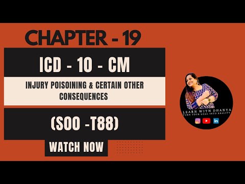 2025 Poisoning and Injury Guidelines: S00-T88 Chapter19 EXPLAINED#learnwithdhanya #icd10cmguidelines