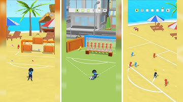 Super Goal Soccer Stickman - Gameplay Walkthrough Levels 1 To 5 (Android/Ios)