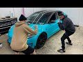 Rookie Wrapper COMPLAINS about Pro Wrappers Techniques ... Inozetek Gloss Turquoise Dream TESLA!!!!!