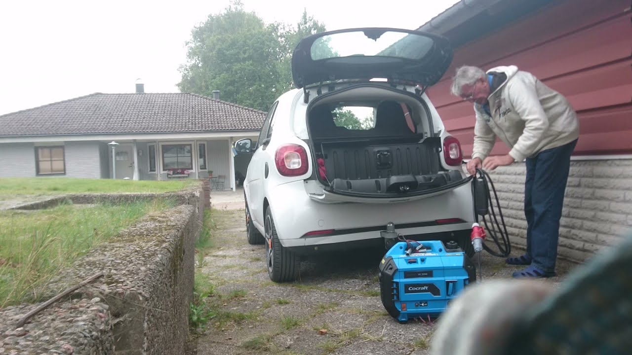 smart EQ 22 kW laddas med Invertergenerator 230V-8A