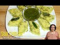 Suji Dhokla Recipe | How to Make Suji Dhokla Recipe By Manjula