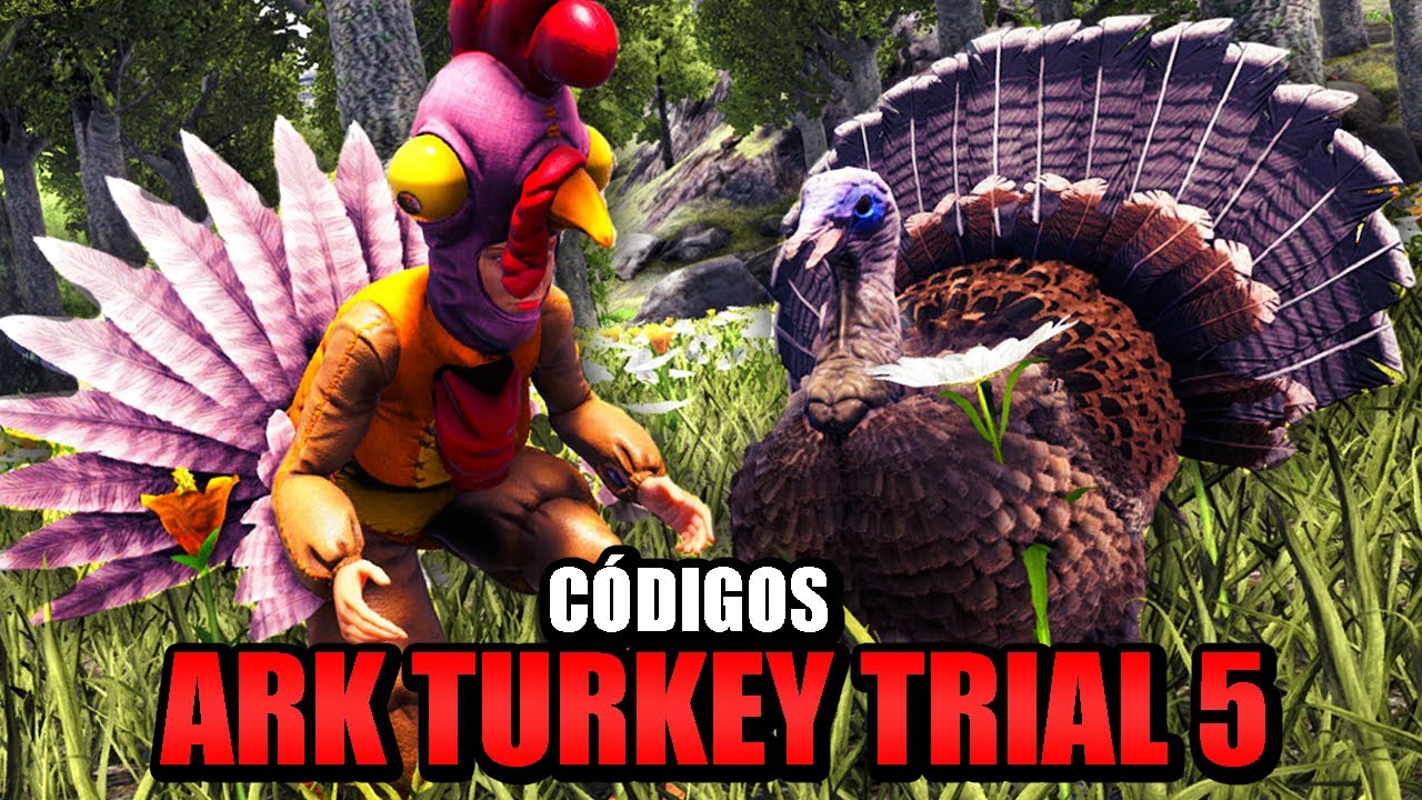 CÓDIGOS DO EVENTO DE AÇÃO DE GRAÇAS TURKEY TRIAL DO ARK SURVIVAL EVOLVED