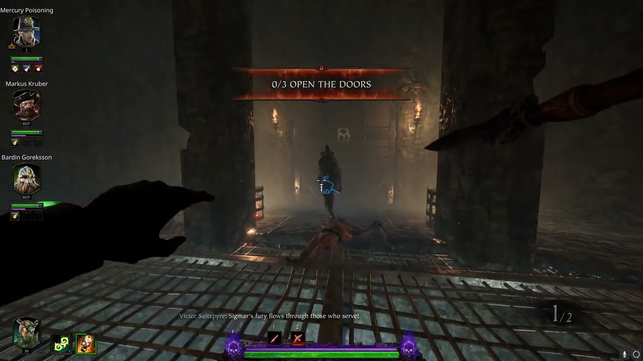 "Have a care! Hook rat!" (Vermintide 2)