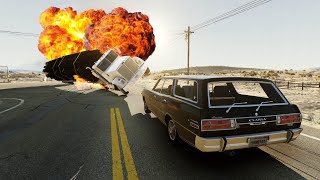 Explosive Car Crash Accidents - BeamNG Drive screenshot 5
