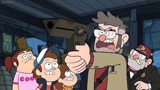 Guns Can't Solve Too Much In Gravity Falls...