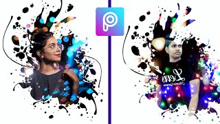 PicsArt Unique Splatter Effect | PicsArt Editing Tutorial | PicsArt Editing New| saif editz