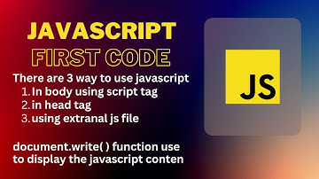 First JavaScript Code: Run in Head, Body, and External JS File | Web Development Tutorial