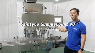 Gummy Channel Counter Demo: SaintyCo GummyCount 90 | Max. 3,600 gummies/min | Feeding Issues Solved