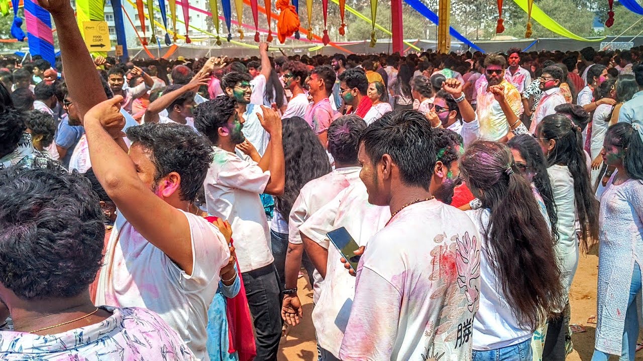 Holi Event Celebrations 2025 | Jai Bavani Pad Band | Tenmar Dance steps | 