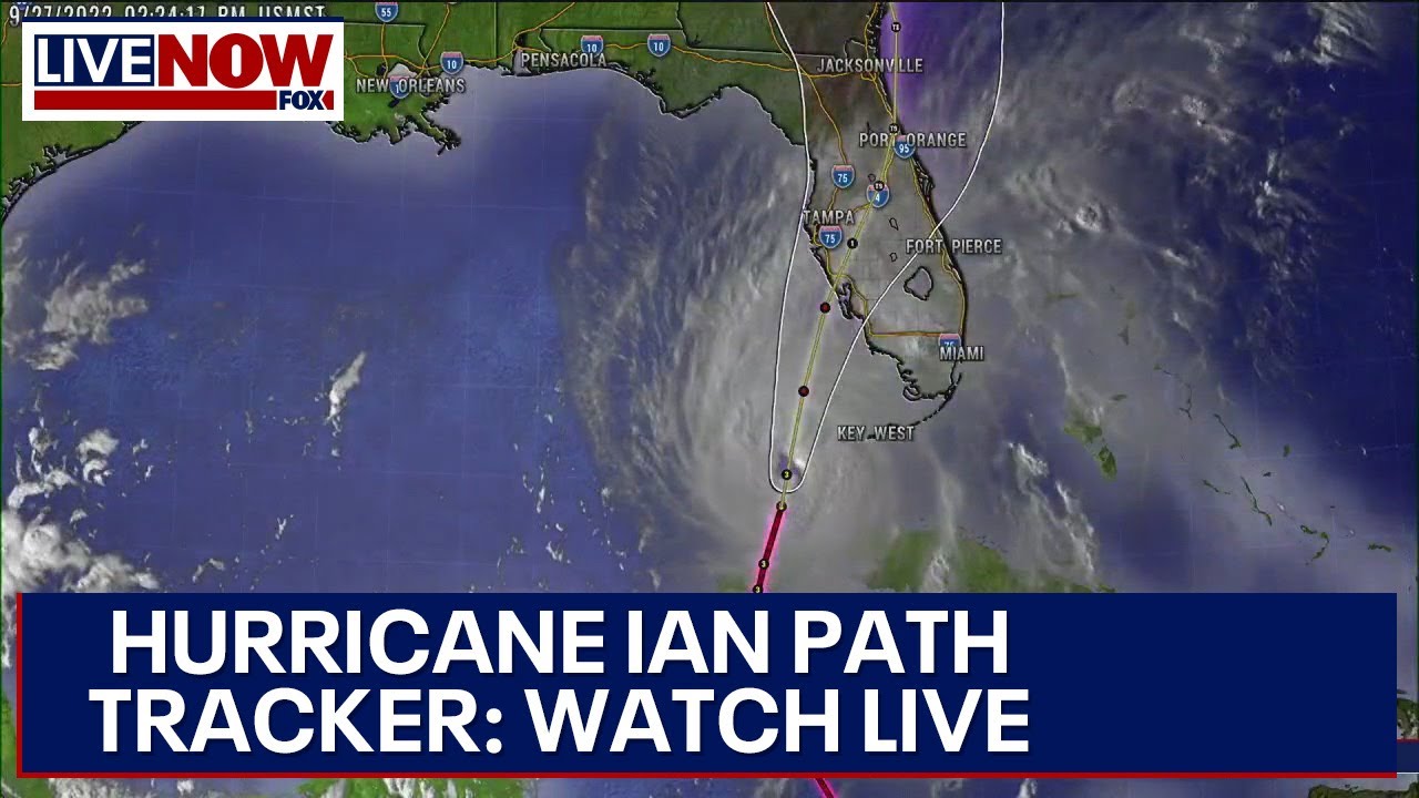 LIVE: Hurricane Ian path tracker -- Storm set to hit central Florida | LiveNOW from FOX's Banner