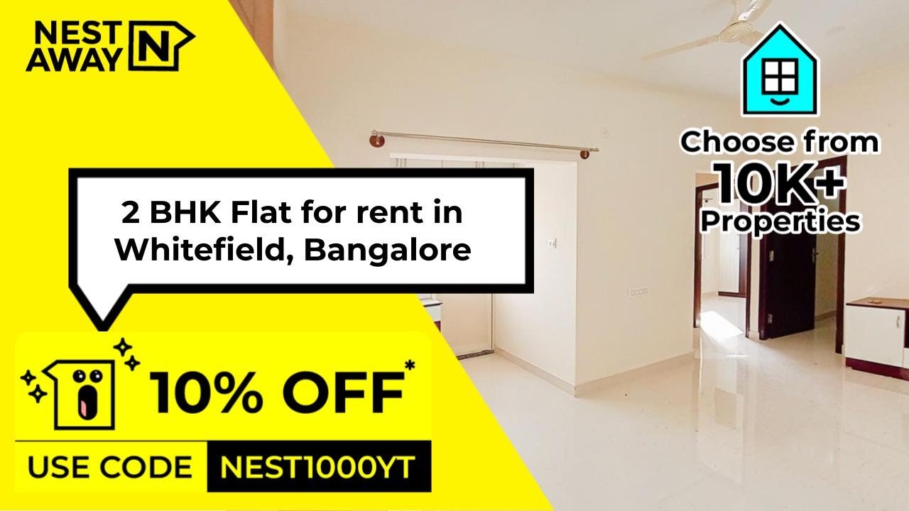 2 BHK Flat for rent in Bangalore Whitefield Bachelors/Family 3months Security Deposit