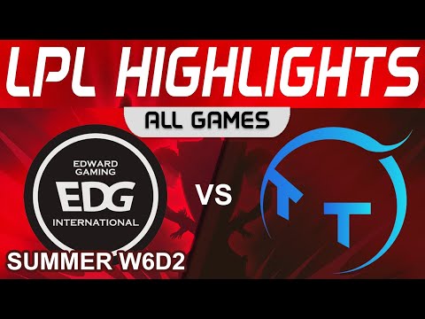 EDG vs TT Highlights ALL GAMES LPL Spring Season 2023 W6D2 EDward Gaming vs TT Gaming by Onivia