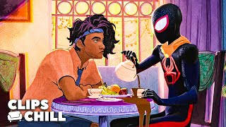 Miles Y Gwen Conocen Al Spider-Man Indio Spider-Man A Través Del Spider-Verso