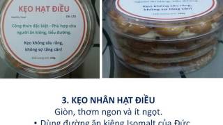 Bánh kẹo cho người tiểu đường mua ở đâu