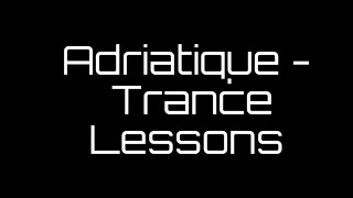 Trance Lessons.