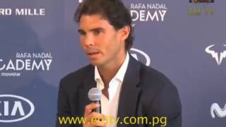 Tennis: Nadal Opens Tennis Academy in Mallorca, Spain