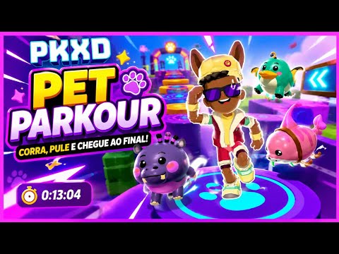 JOGUEI O PET PARKOUR NO PK XD! 😱 #pkxd #pkxduniverse #pkxdbrasil #pkxdcommunity
