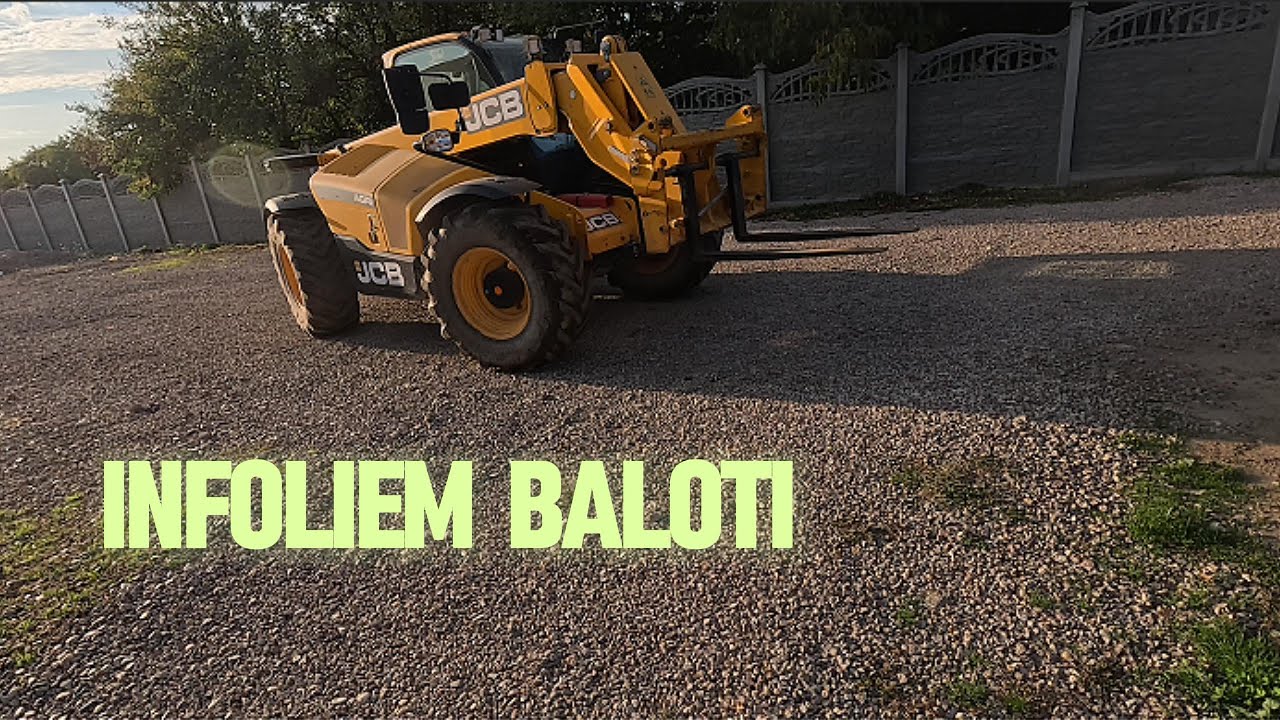 La infoliat de baloti, a fost o zi lunga