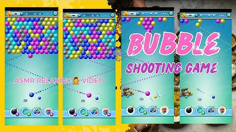 [ASMR] asmr games / bubble shooting game #asmr #games #bubbleshootergame