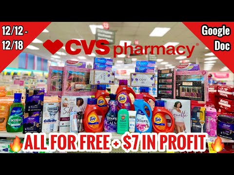 CVS Free & Cheap Coupon Deals & Haul | 12/12 – 12/18 | $300 IN PRODUCTS FOR FREE + $7 MONEY MAKER 🔥