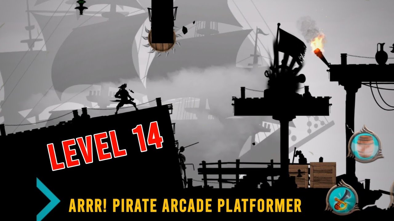 Arrr! Pirate Arcade Platformer Level 14