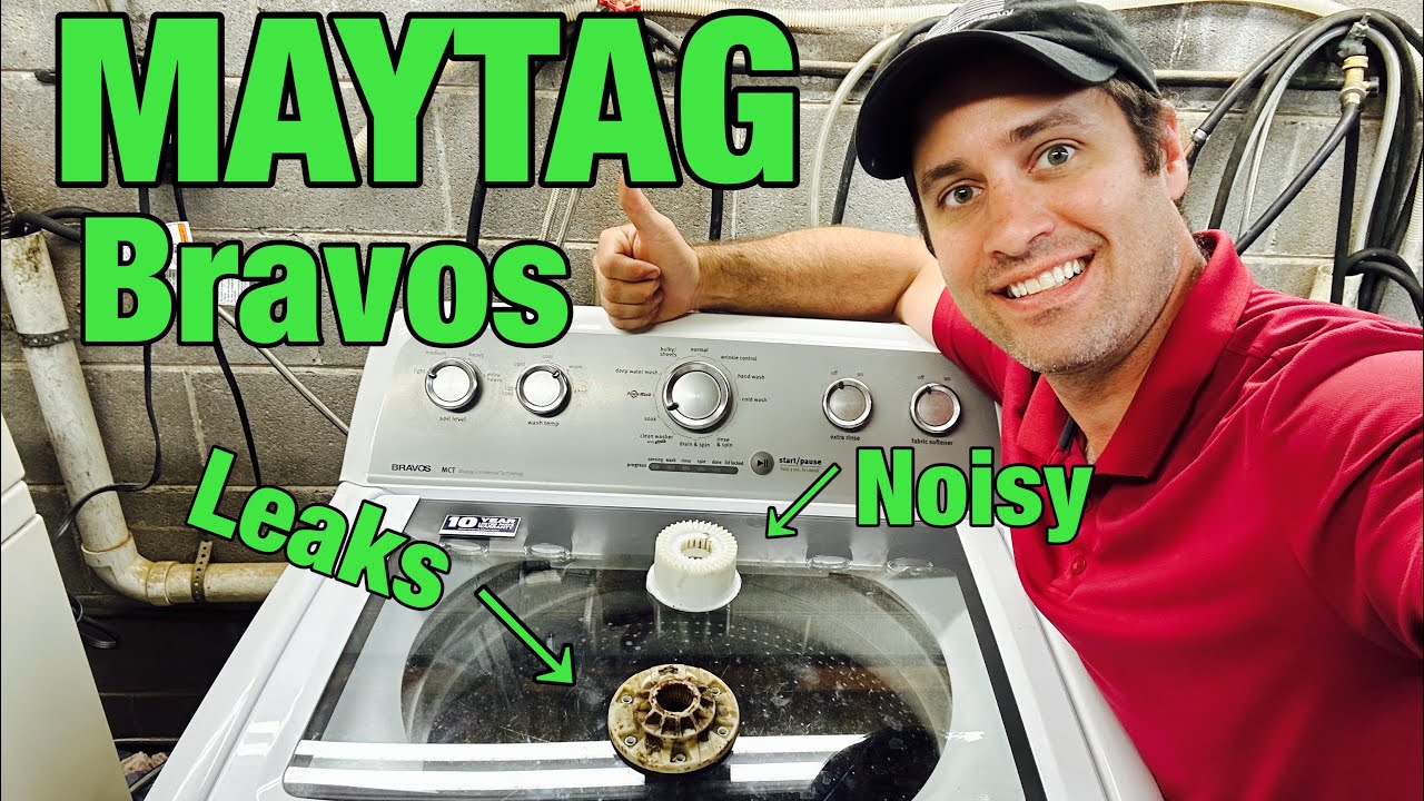 Why This MAYTAG Bravos Washer Is Leaking & Noisy Gearcase, Splutch