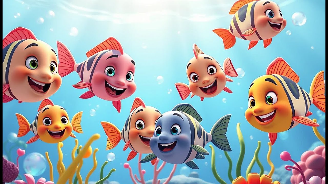 The Shiny Little Fish | Underwater Adventure Story | Ocean adventure ...