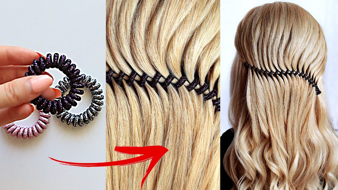 😱 New hairstyle for wedding and party using SPIRAL HAIRBAND trending