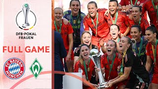 FC Bayern München vs. SV Werder Bremen | Full Game | DFB-Pokal Final