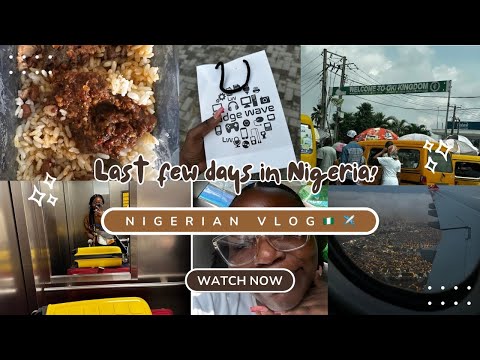 ✈️ Travel Vlog! 📍Nigeria 🇳🇬 || Final Preps & Unboxing! 🤎 Encountered a creepy cab driver 😩