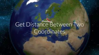 Aquaplot: Calculating distance between two coordinates in sea