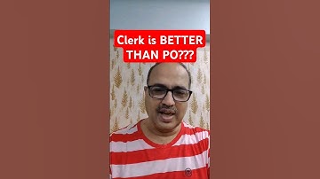 Clerk is better than PO??? #shorts #ibpsclerk #ibps
