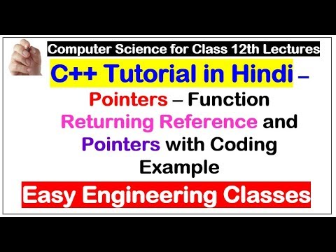 Pointers – Function Returning Reference and Pointers with Coding ...