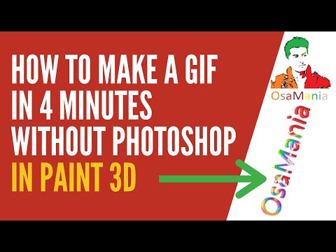 How to Make GIF Without Photoshop | Paint 3D Tutorial