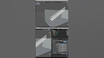 ✅Create Stairs in blender #youtubeshorts #new #blender #viralvideo #trending