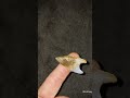 agate had a fire pop in the base. Too pretty to toss. #flintknapper #flintknapping #lithic #rockart